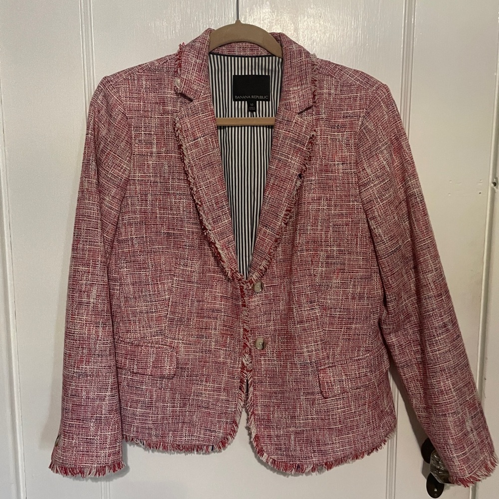 Banana Republic Tweed Blazer
